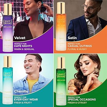 Buy PureSense Opulence Perfume Gift Set (Silk x Velvet x Satin x